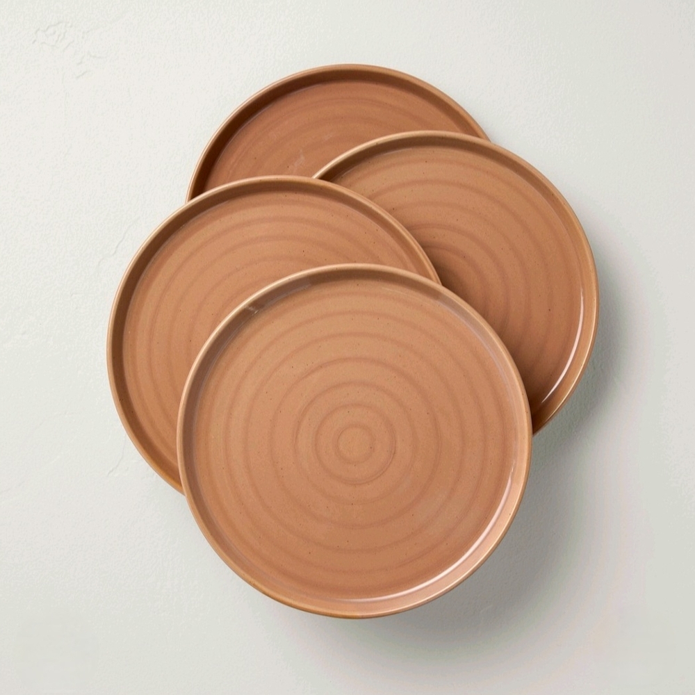 Hearth & Hand With Magnolia 4pk 8.5" Flared Brim Stoneware Salad Plate Cosmic Ru